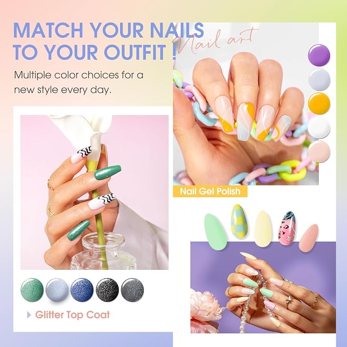 Color gel polish 80001-4