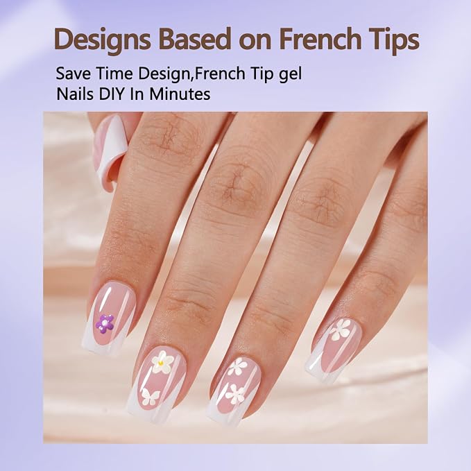 160PCS PINK SHORT DEEP FRENCH BIG KIT