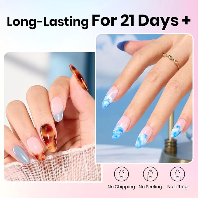 Clear Blooming Gel & Base Top Coat