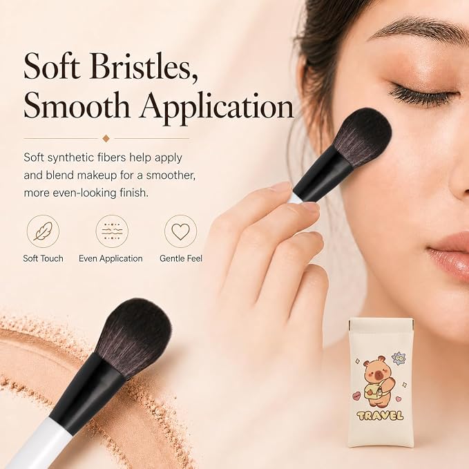 White Makeup Brush Set 8PCS