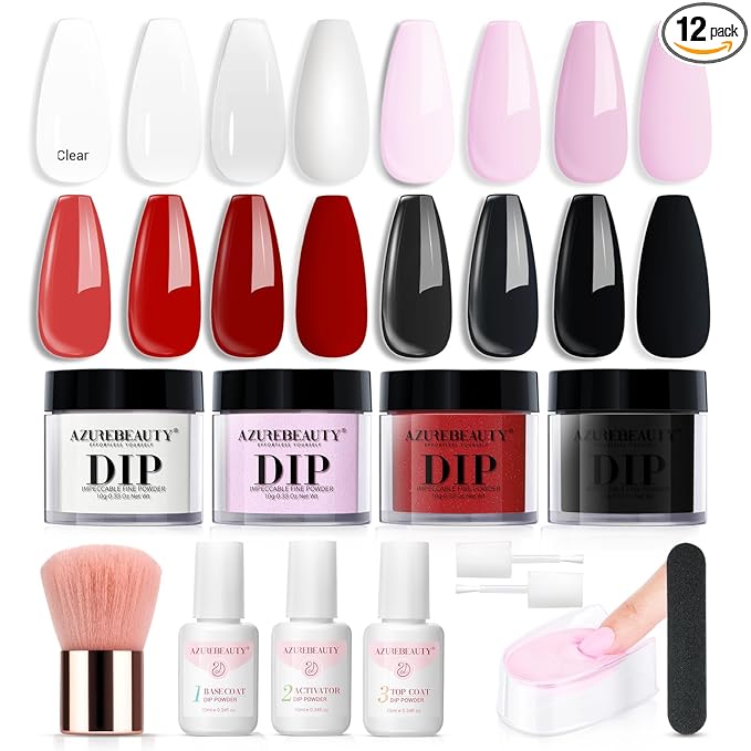 Clear Black Pink Red