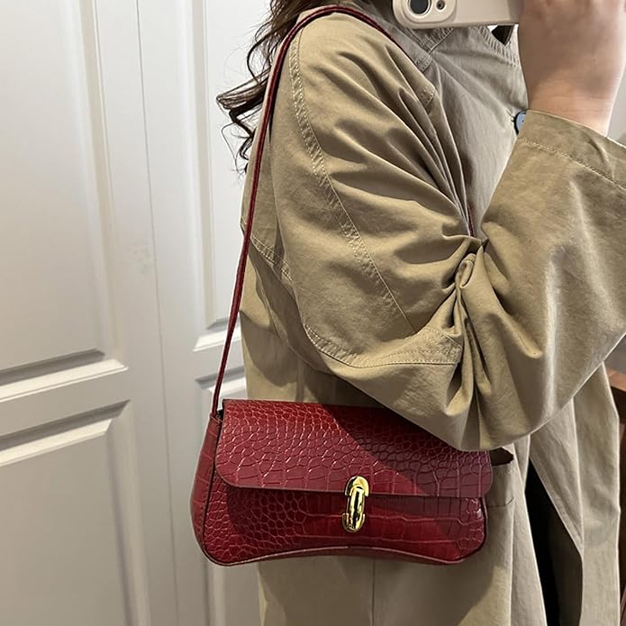 Crocodile Pattern - Red