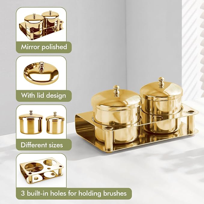 Golden, 2Pcs