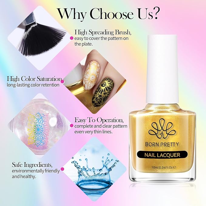 stamping polish neon colors