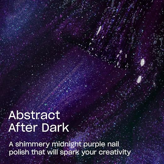 Abstract After Dark | Opaque Dark Purple Shimmer