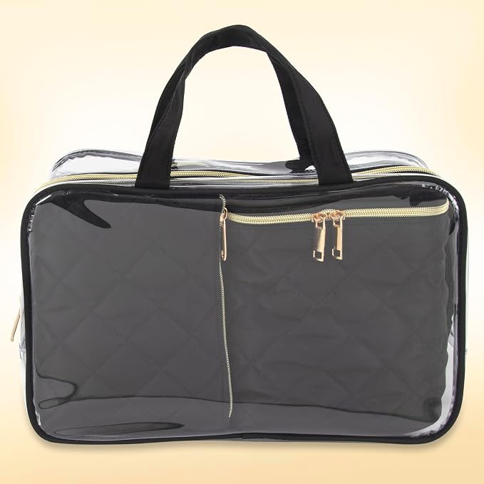 Sleek Quilted Black
