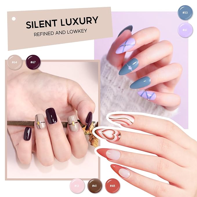 60 Bottles Gel Nail Polish Kit (Collection 3)