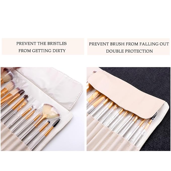 18 Brushes + Bag