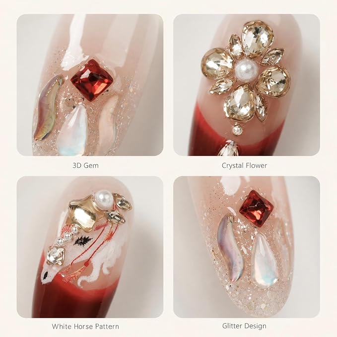 Crimson Crystal Butterfly Glow