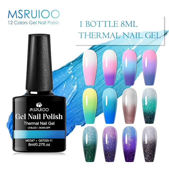 12PCS-Color Changing Gel