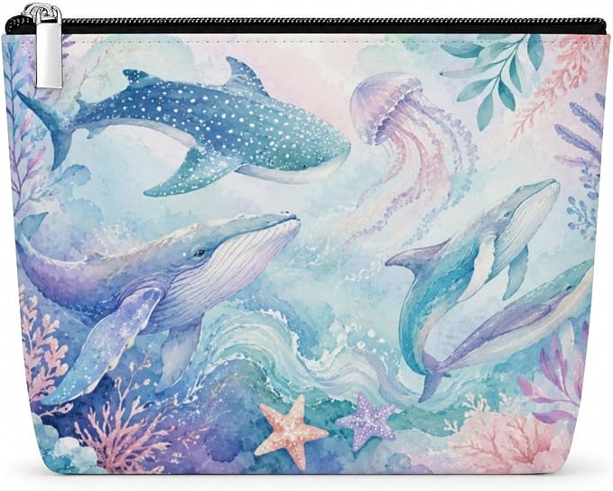 Whale Dolphin Jellyfish Coral Reef