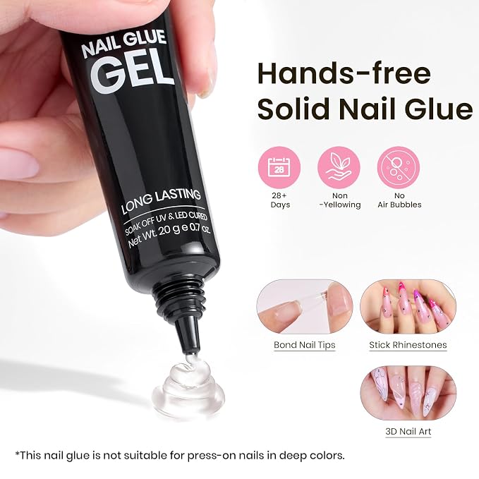 3 - Tipex Nails Kit | Long Square | 224