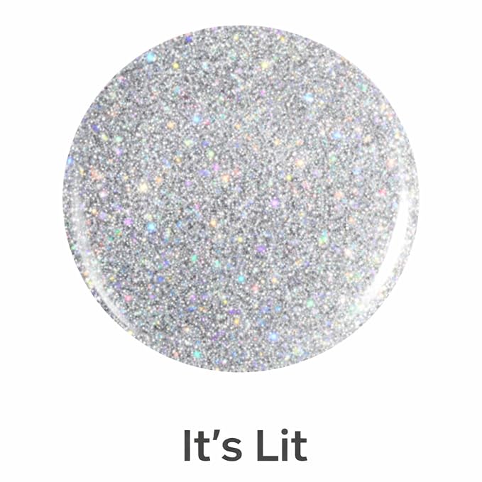 It's Lit (Silver With Micro Glitter)