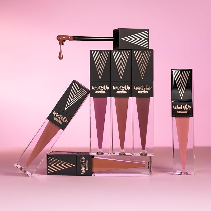 5 Matte Liquid Lipsticks + 1 Glossy Lip Balm/Mask
