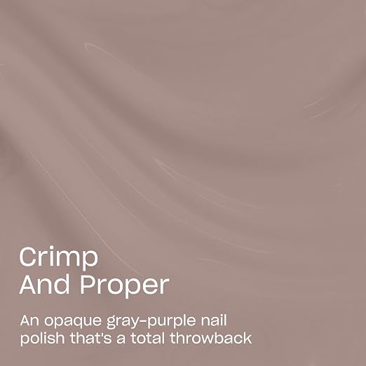 Crimp and Proper | Opaque Cool Neutral Purple