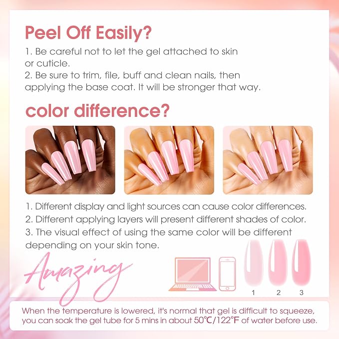 8 Colors Nude Poly Kit 03