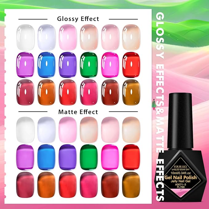 18 PCS Gel Nail Polish - 06