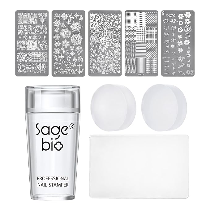 Nail Stamper with 5 Art Plates A
