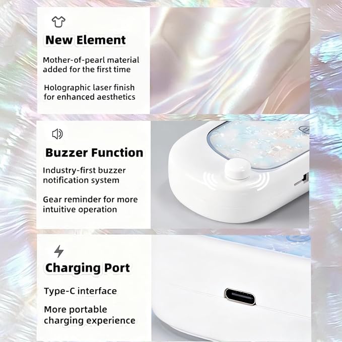 Iridescent Shell White