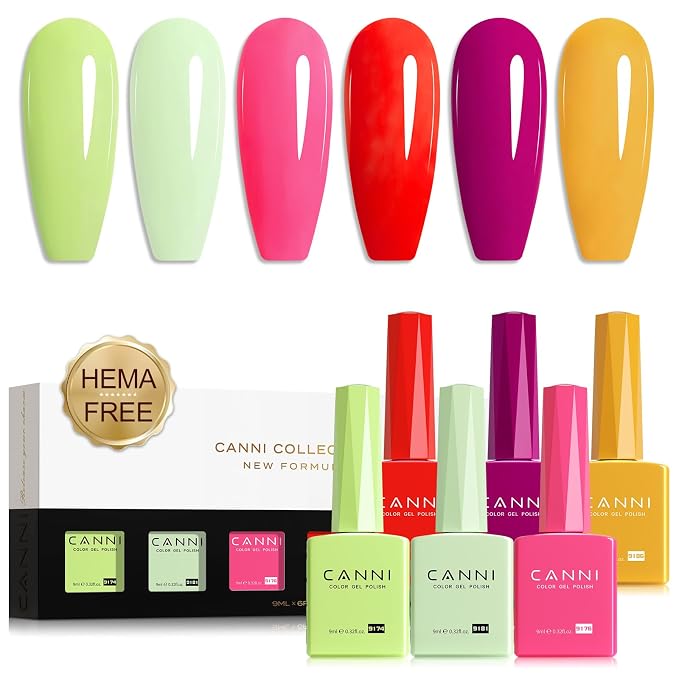 Green Pink Red Purple Yellow-2358