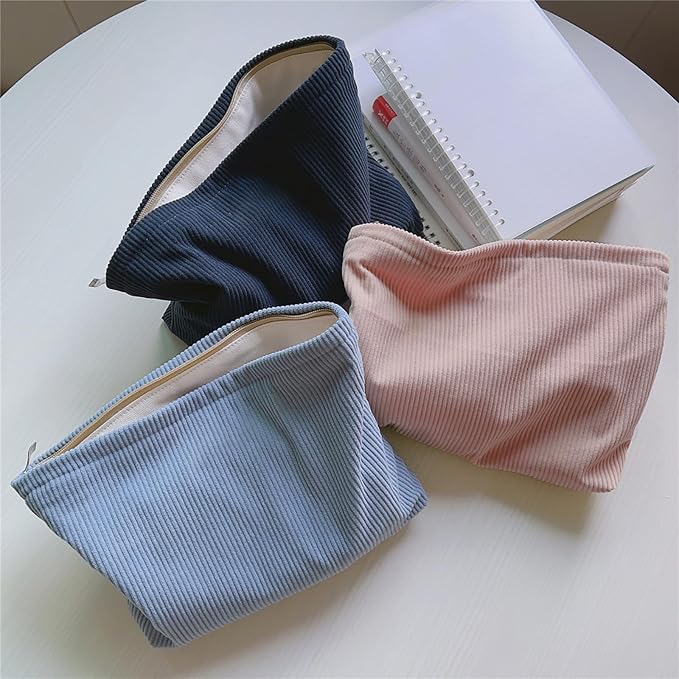 LG Creamy Pink Corduroy with Compartment
