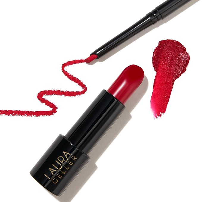 01 Red Radiance Lipstick + Ritzy Red Lip Liner