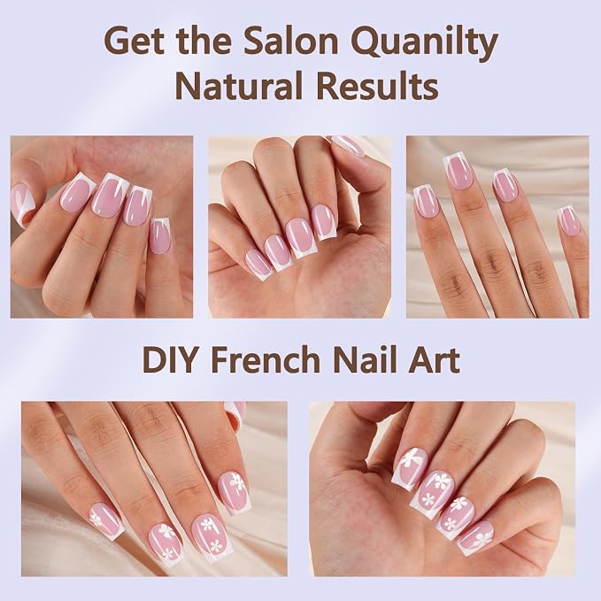 150PCS PINK SHORT FRENCH KIT