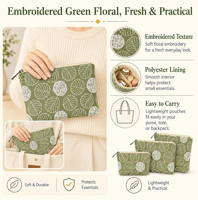 GreenLeafEmbroidered/Cotton