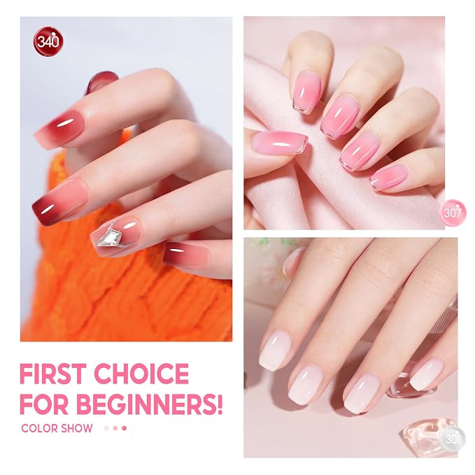 Jelly Gel Polish Set 01