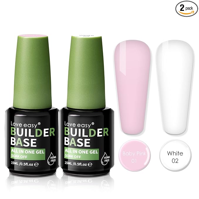 Milky White + Baby Pink