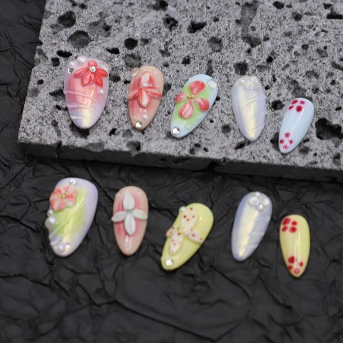 Handmade Almond Nails 39