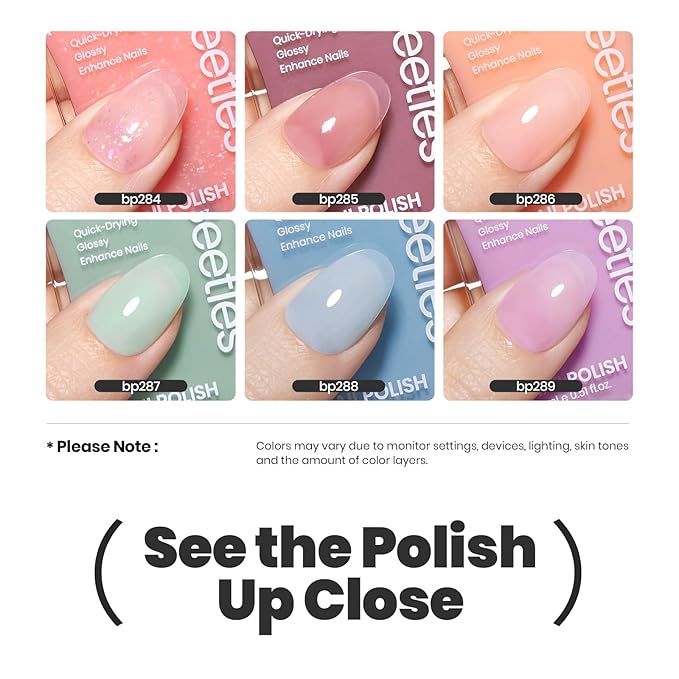 Blissful Breeze Jelly Nail Polish Set