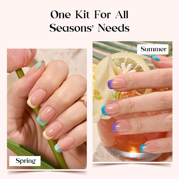 F - Nail Kit | Short Square | Candy Mix 720PCS