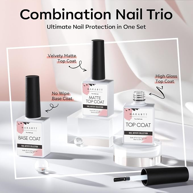 Base & Top & Matte Coat 3 Pcs