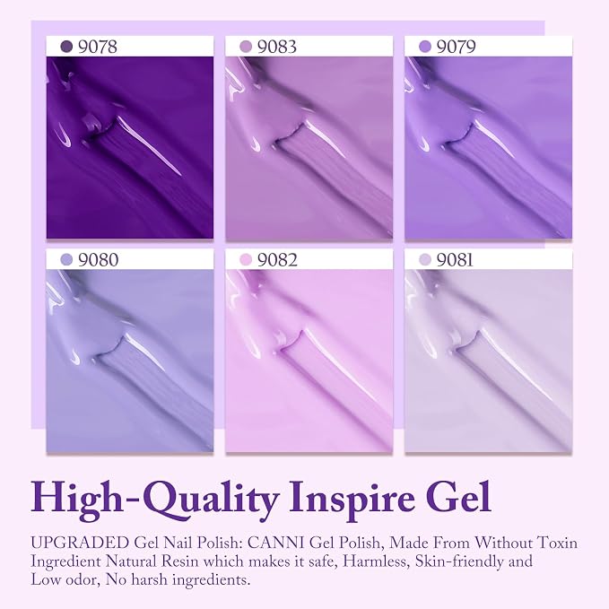 Purple Violets Set