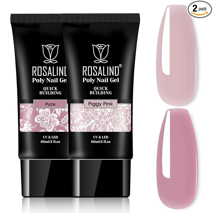 Pearel Pink & Dark Hot Pink