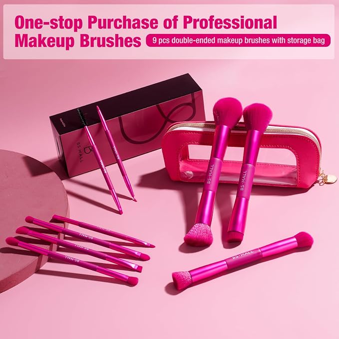 9 PCS Hot Pink