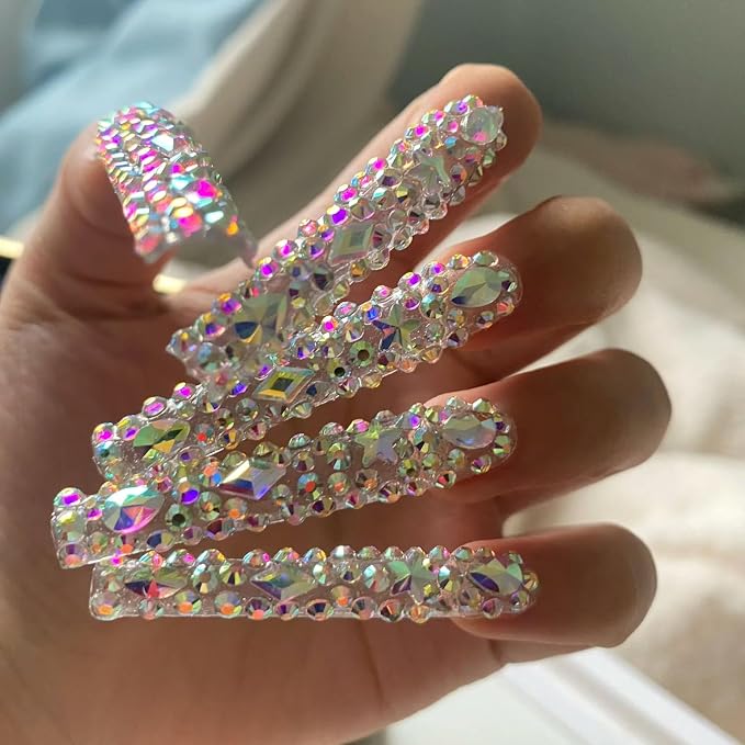 AB nail rhinestones