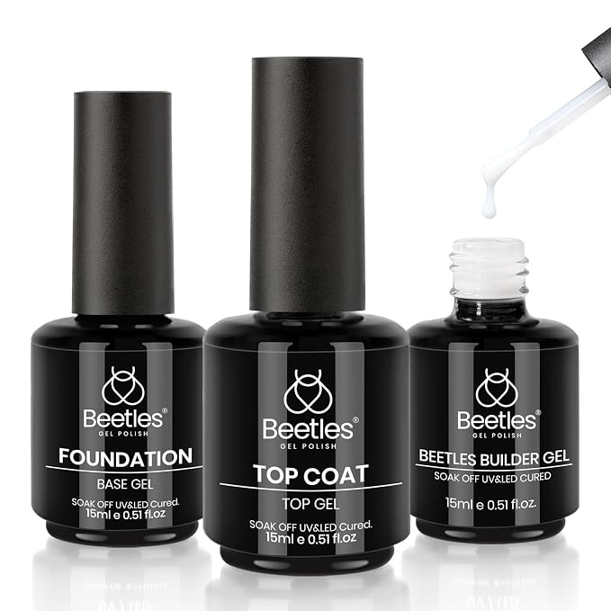 15ml Top & Base & White Beetles Builder Gel