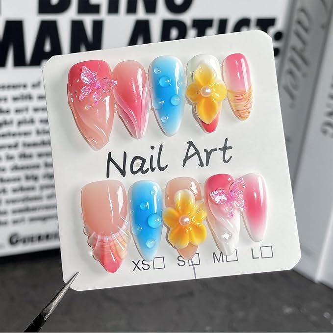 Handmade Almond Nails 27