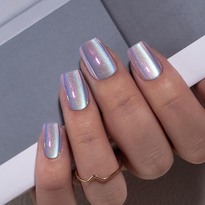 chrome cat eye nails