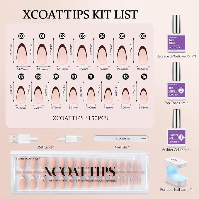 03-Peach Base-Medium Almond kit