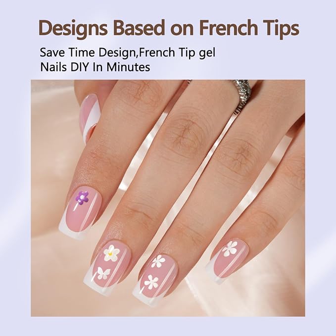 160PCS PINK SHORT FRENCH KIT