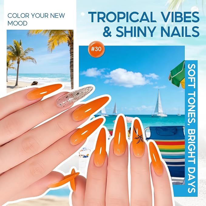 55Pcs Fall Colors + 5Pcs Top Base Coat