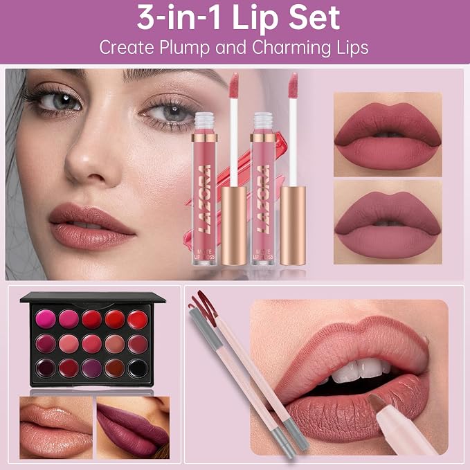 18 Matte Makeup Set