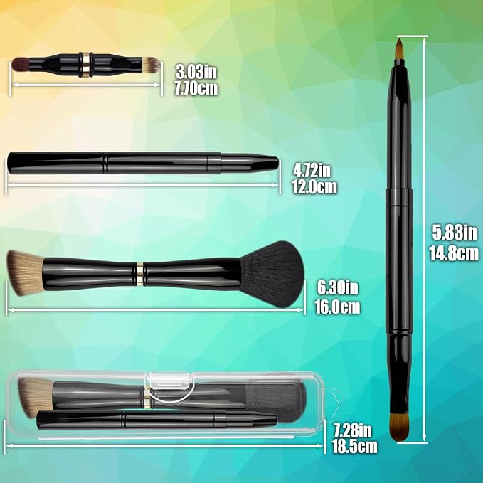 4 in 1 & lip brush set