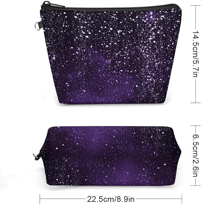 Purple Starry Night Sky Pattern