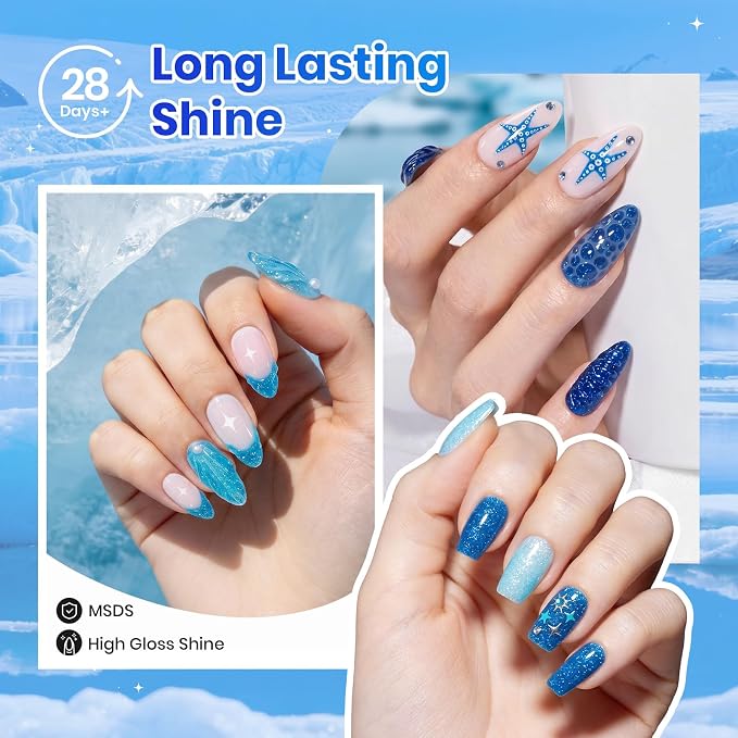 D - Flakie | Blue | Glacier Diamond