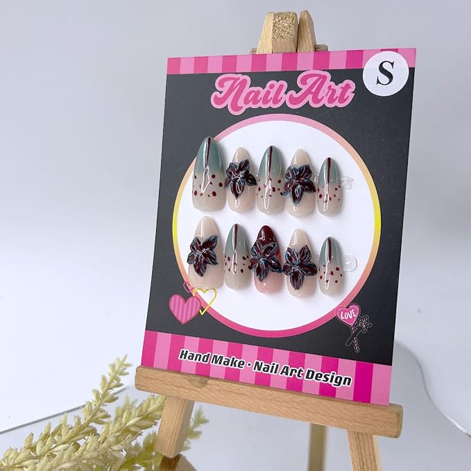 Handmade Almond Nails 24