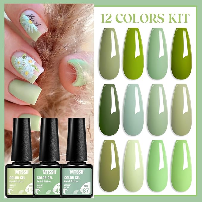 12 Pcs Green